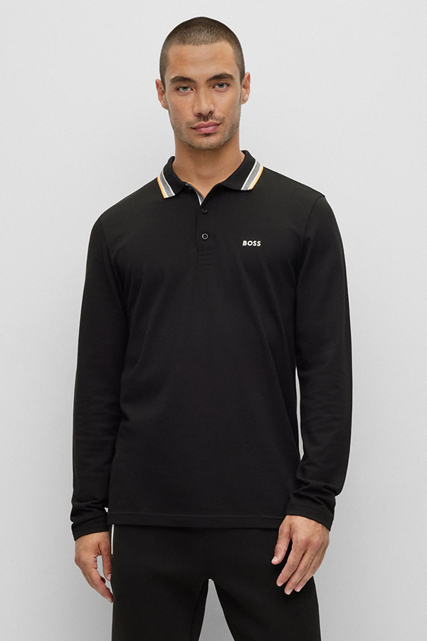 POLO T-SHIRT BOSS - 003 BLACK